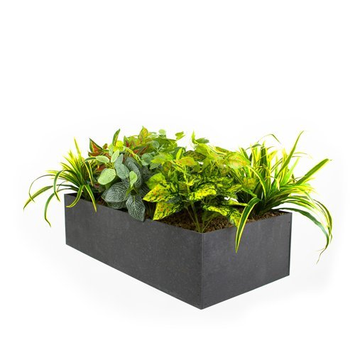 Pre set artificial plants for universal lockers - 800 wide - WPLS-P
