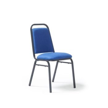 Yin classic back banqueting stacking chair - blue - YIN100K-B