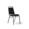 Yin classic back banqueting stacking chair - charcoal - YIN100K-C