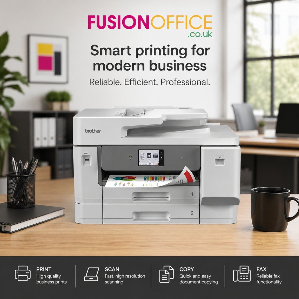 Brother MFC-J6975DW Professional A3 Inkjet Wireless Printer - MFCJ6975DWZU1 - In Office - Fusion Office UK Brother MFC-J6975DW Professional A3 Inkjet Wireless Printer - MFCJ6975DWZU1 - In Office - Fusion Office UK