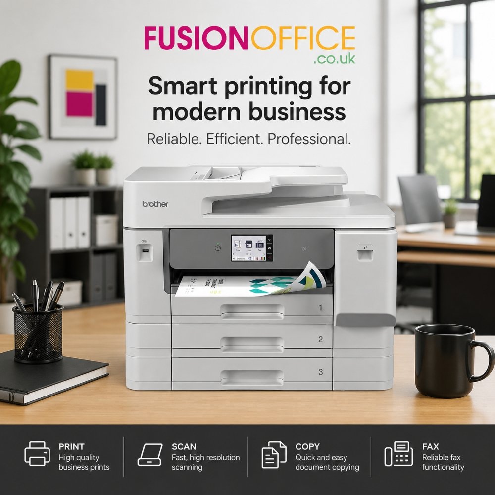 Brother MFC-J6977DW Professional A3 Inkjet Wireless Printer - MFCJ6977DWZU1 - In Office - Fusion Office UK Brother MFC-J6977DW Professional A3 Inkjet Wireless Printer - MFCJ6977DWZU1 - In Office - Fusion Office UK