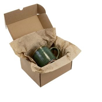 Embossed Paper Bubble Wrap Roll 50cm 500mm x 75m - PLASTIC FREE - Example in use - Fusion Office Ltd