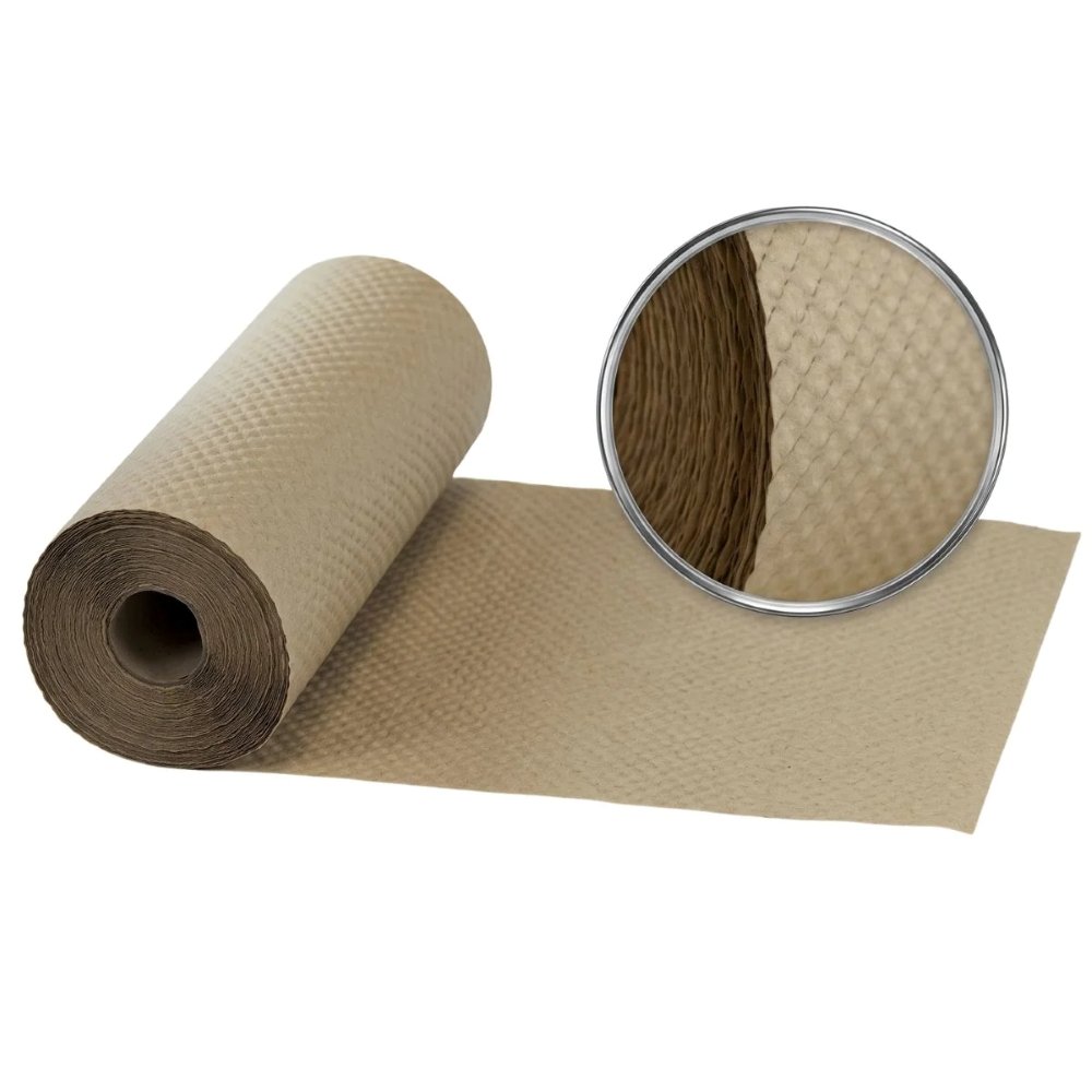 Embossed Paper Bubble Wrap Roll 50cm 500mm x 75m - PLASTIC FREE - Fusion Office Ltd