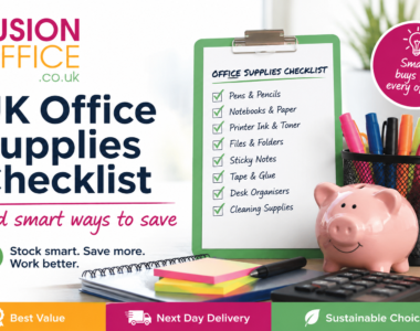 Use this UK office supplies checklist to stock desks, classrooms and dispatch areas, with smart budgeting tips and eco options for SMEs