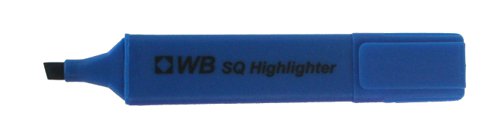 Highlighters Blue Chisel Tip - Pack 10