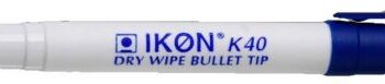 Drywipe Whiteboard Markers Blue Bullet Tip - Pack 10