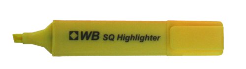 Highlighters Yellow Chisel Tip - Pack 10