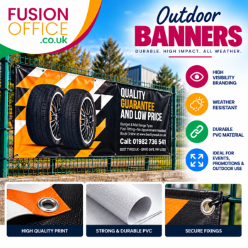 Outdoor Banners - Fusion Office Ltd Andover