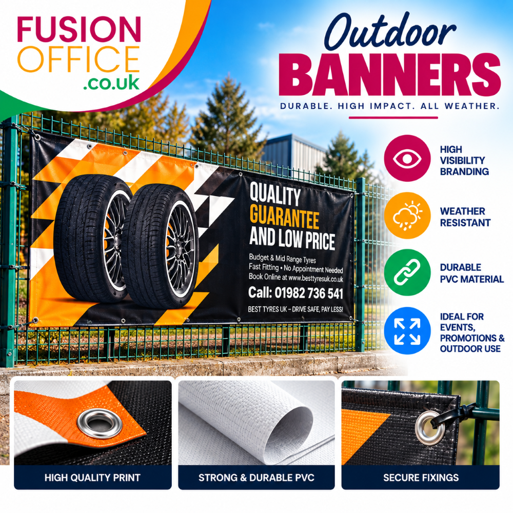 Outdoor Banners - Fusion Office Ltd Andover