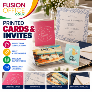 Printed Cards and Invites from Fusion Office Ltd