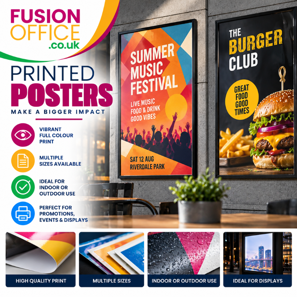 Printed Posters - Fusion Office Ltd Andover